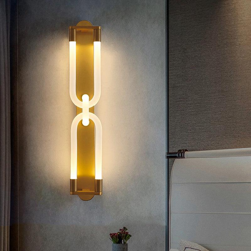 HDC 600mm Led Gold Long Acrylic Tube Wall Light