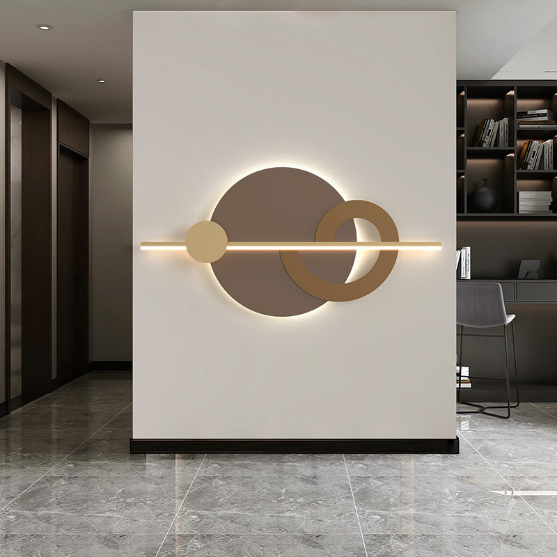 HDC Minimalistic Circle Wall Art With Led