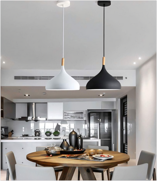 HDC Modern Metal Series Bulb Pendant Light - Nordic Dining Chandelier