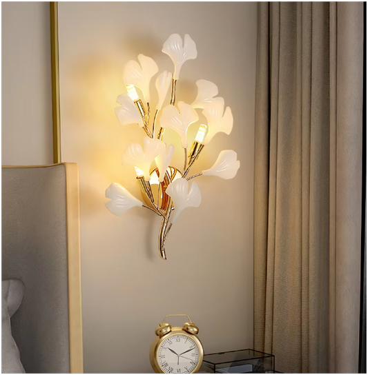 HDC Modern Tree Leaf Wall Light For Living Room