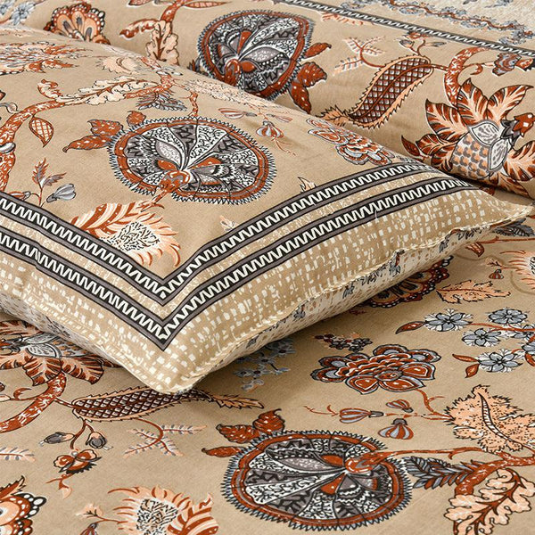 Hdc Jaipuri Block Print Cotton King Size Double Bed Sheet With 2 Pillow Cover For Bedroom, Home Decor