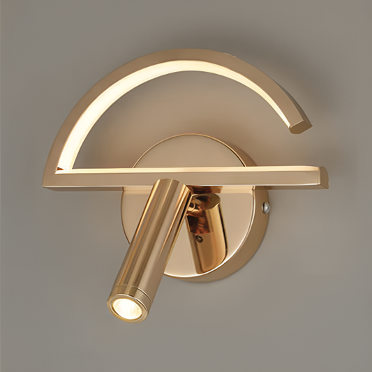 Hdc Contemporary Metal Wall Light, Perfect for Living Spaces