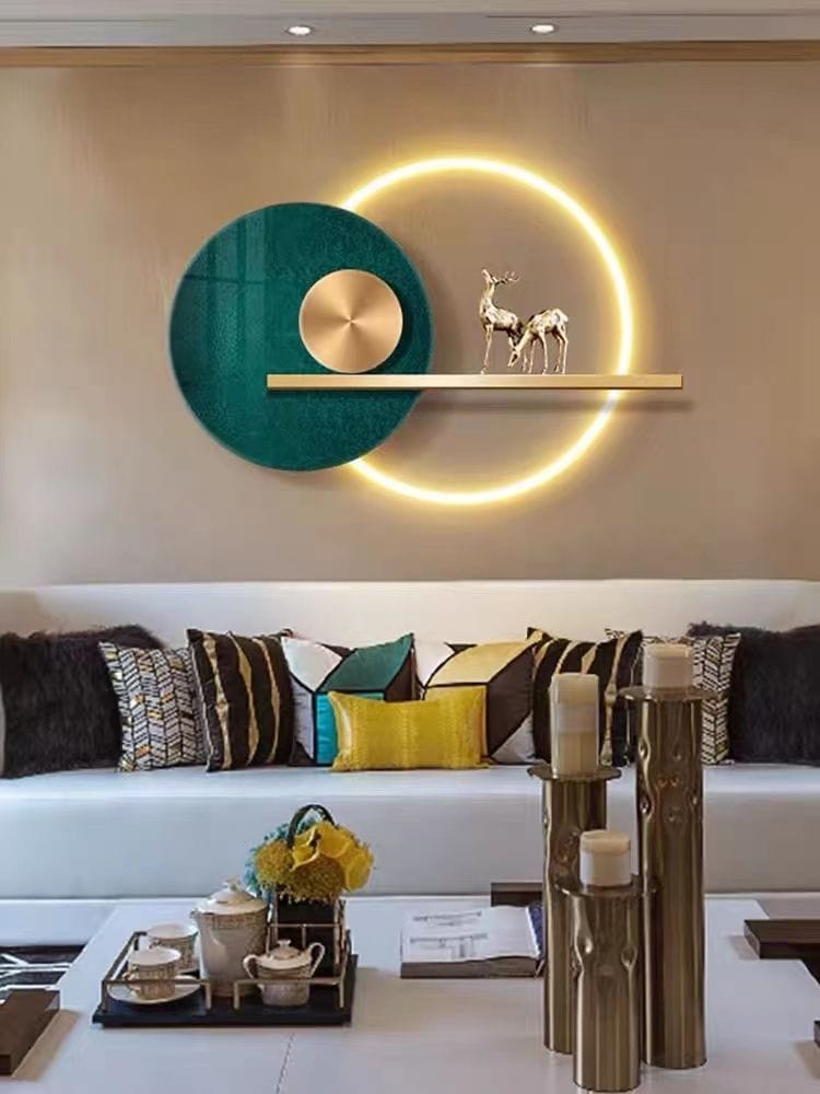 HDC Colorful Metal Parlor Multiple Styles LED Wall Light Sconce