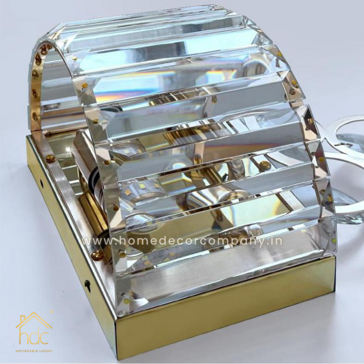 HDC Dressing Room Large Crystal Wall Light For Living Room Bedroom