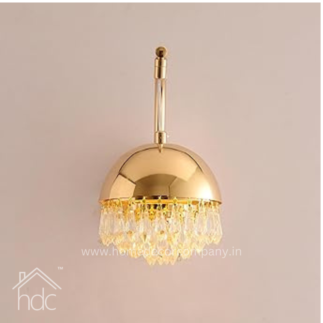 Hdc Crystal Hangings Decorative Wall Sconce for Bedroom, Living Room, Dining Room