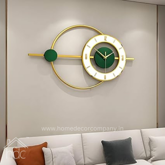 Hdc Modern Creative Metal Wall Clock For Living Room,Bedroom
Home Decor