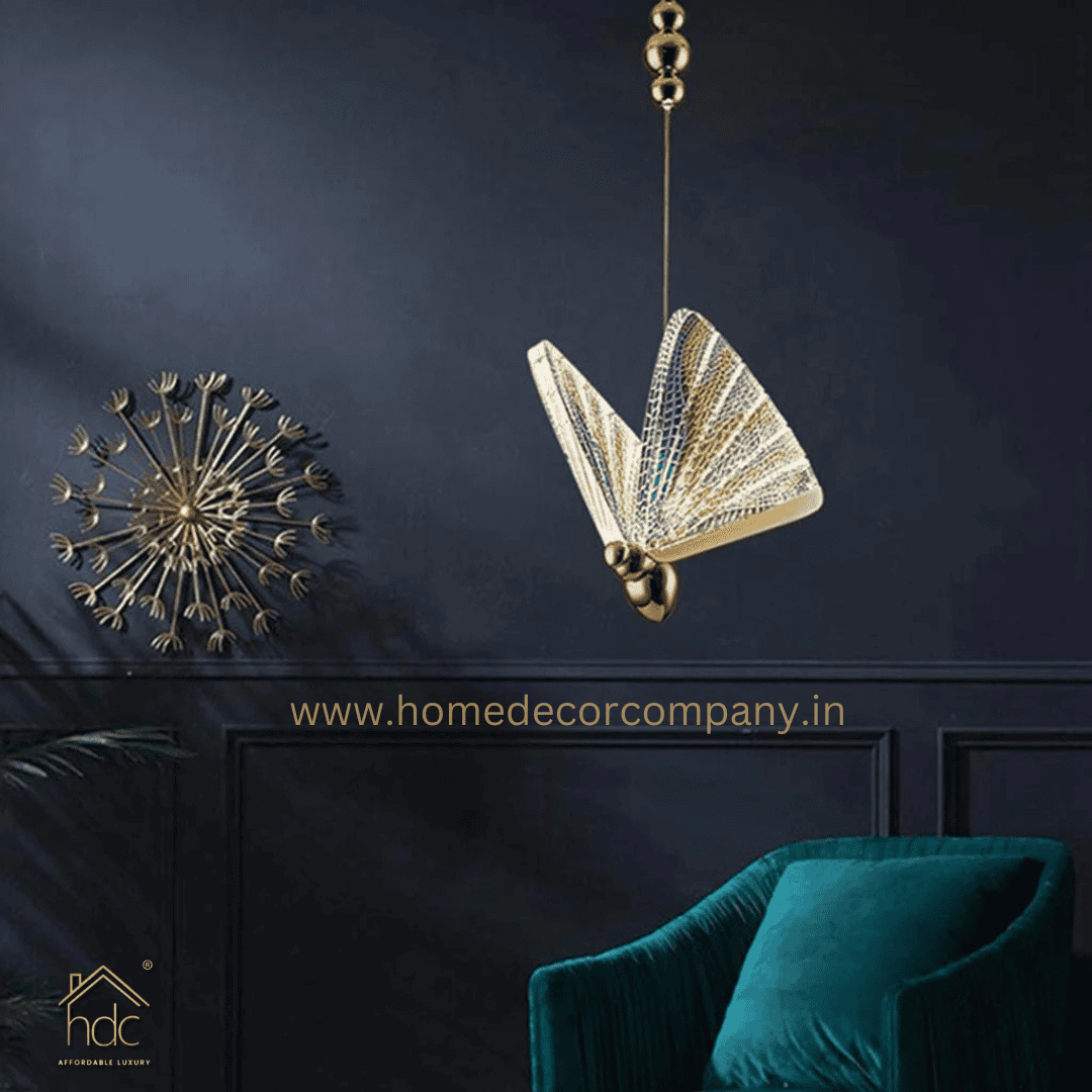 HDC Led 1 Light Multi Butterfly Bedside Hanging Pendant Ceiling Lamp Light Fixture