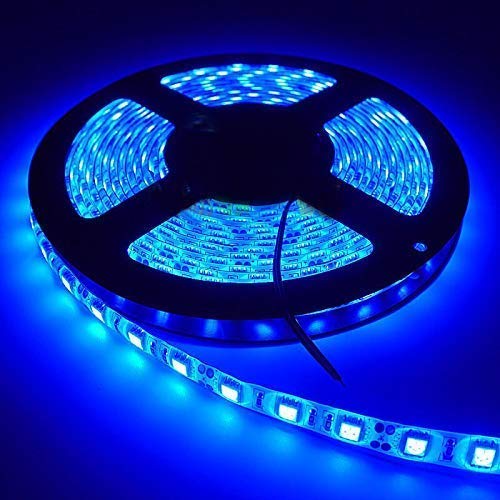 HDC- Led Strip High Lumen Light- 2835 Cove Waterproof Light in 5 Meter, 240 LED Per Meter with Driver/Adapter Included (Blue) - HDC.IN